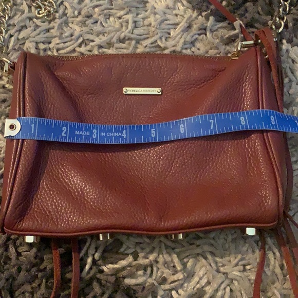 Rebecca Minkoff zippered crossbody slight wear on bottom sides but in good cond - Picture 6 of 7